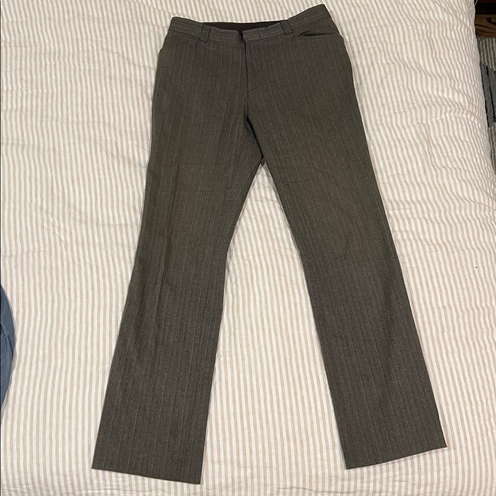 Brown Patterned Trousers
